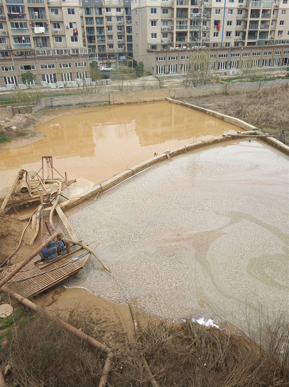 阳东沉淀池淤泥清理-厂区废水池淤泥清淤